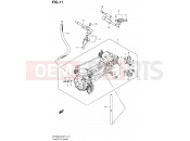 SUZUKI SFV650 L2 (2012) Gladius (E21) 11 - THROTTLE BODY