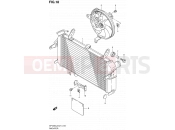 SUZUKI SFV650 L2 (2012) Gladius (E21) 18 - RADIATOR