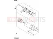 SUZUKI SFV650 L2 (2012) Gladius (E21) 23 - STARTING MOTOR