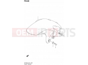 SUZUKI SFV650 L2 (2012) Gladius (E21) 88 - FRONT FENDER
