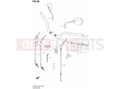 SUZUKI SFV650 L2 (2012) Gladius (E21) 90 - HANDLEBAR (SFV650L2 E24)