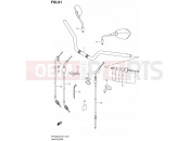 SUZUKI SFV650 L2 (2012) Gladius (E21) 91 - HANDLEBAR (SFV650UL2 E21)