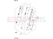 SUZUKI SFV650 L2 (2012) Gladius (E21) 114 - FRONT DAMPER (SFV650UAL2 E21)