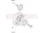 SUZUKI SFV650 L2 (2012) Gladius (E21) 120 - FRONT WHEEL (SFV650AL2 E21)