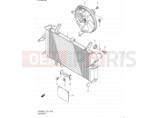 SUZUKI SFV650A L1 (2011) Gladius (E21) 18 - RADIATOR