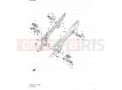 SUZUKI SFV650A L1 (2011) Gladius (E21) 65 - FOOTREST