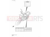 SUZUKI SFV650A L1 (2011) Gladius (E21) 103 - LABEL (SFV650L1 E24)