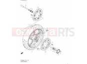 SUZUKI SFV650A L1 (2011) Gladius (E21) 121 - FRONT WHEEL (SFV650UAL1 E21)