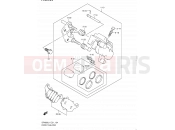 SUZUKI SFV650A L1 (2011) Gladius (E21) 124 - FRONT CALIPER