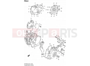 SUZUKI SFV650A L2 (2012) Gladius (E21) 6 - CRANKCASE COVER