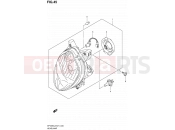 SUZUKI SFV650A L2 (2012) Gladius (E21) 45 - HEADLAMP (SFV650UL2 E21)