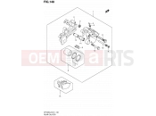 SUZUKI SFV650A L2 (2012) Gladius (E21) 148 - REAR CALIPER (SFV650AL2 E21)