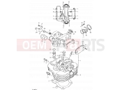 SUZUKI SP400 T (1996) 1 - CYLINDER HEAD
