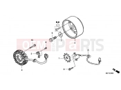HONDA FJS600DB SILVER WING 2011 E-9 GENERATOR