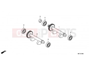 HONDA FJS600DB SILVER WING 2011 E-18 BALANCER
