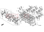 HONDA CBF1000A9 CBF1000 ABS 2009 E-2 CYLINDER HEAD