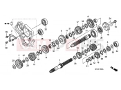 HONDA CBF1000A9 CBF1000 ABS 2009 E-15 TRANSMISSION