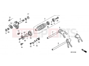 HONDA CBF1000A9 CBF1000 ABS 2009 E-16 TRANSMISSION DRUM