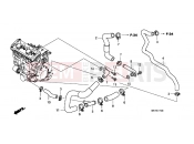 HONDA CBF1000A9 CBF1000 ABS 2009 E-17 WATER PIPE