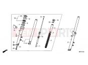 HONDA CBF1000A9 CBF1000 ABS 2009 F-10 FRONT FORK
