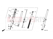 HONDA CBF1000AA CBF1000 ABS 2010 F-10 FRONT FORK