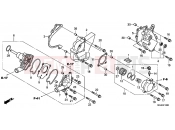 HONDA CBF1000FC CBF1000F 2012 E-10 WATER PUMP