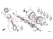 HONDA CBF1000FC CBF1000F 2012 E-14 CRANKSHAFT / PISTON