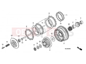 HONDA CBF1000FAA CBF1000F ABS 2010 E-6 CLUTCH