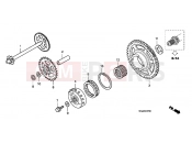 HONDA CBF1000FAA CBF1000F ABS 2010 E-7 CLUTCH COUPLING START