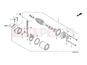 HONDA CBF1000FAA CBF1000F ABS 2010 E-11 STARTER ENGINE