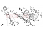 HONDA CBF1000FAA CBF1000F ABS 2010 E-14 CRANKSHAFT / PISTON