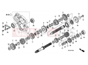 HONDA CBF1000FAA CBF1000F ABS 2010 E-15 TRANSMISSION