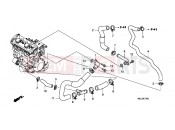 HONDA CBF1000FAA CBF1000F ABS 2010 E-17 WATER PIPE