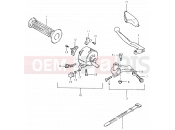 SUZUKI TS125ER T (1996) 73 - LEFT HANDLE SWITCH (E22)