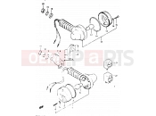 SUZUKI TS125X / TS125XU E (1984) 24 - TURNSIGNAL LAMP (E02, E15, E17, E18, E22)