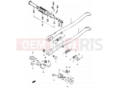 SUZUKI TS125X / TS125XU E (1984) 29 - STAND - FOOTREST