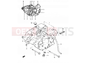 SUZUKI TS125X / TS125XU G (1986) 2 - CRANKCASE