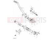 SUZUKI TS125X / TS125XU G (1986) 15 - KICK STARTER