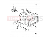SUZUKI TS125X / TS125XU G (1986) 22 - HEADLAMP (E02, E04, E15, E17, E18, E21, E22)