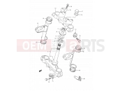 SUZUKI TS200R M (1991) (E03,E28,E33) 34 - STEERING STEM