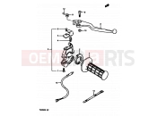 SUZUKI TS250X G (1986) 47 - RIGHT HANDLE SWITCH (MODEL E,MODEL G E17,E18,E22)