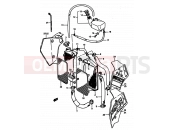 SUZUKI TS250X H (1987) 14 - RADIATOR (MODEL G/H)