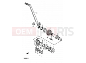 SUZUKI TS250X H (1987) 18 - KICK STARTER