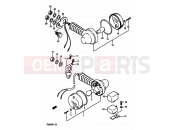 SUZUKI TS250X H (1987) 26 - TURNSIGNAL LAMP (E02,E15,E16,E17,E18,E22)