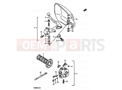 SUZUKI TS250X H (1987) 53A - LEFT HANDLE SWITCH (MODEL K E21,E24)