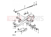SUZUKI TS250X H (1987) 33 - REAR BRAKE