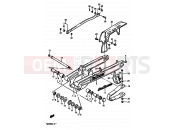 SUZUKI TS250X H (1987) 58 - REAR SWINGING ARM