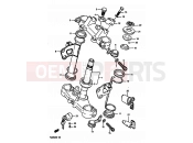 SUZUKI TS250X H (1987) 43 - STEERING STEM (MODEL G/H/J/K)