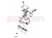 SUZUKI TS250X H (1987) 57 - FRONT MASTER CYLINDER (MODEL G/H/J/K)