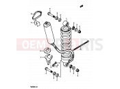 SUZUKI TS250X H (1987) 60 - REAR SHOCK ABSORBER (MODEL E/G/H/J)